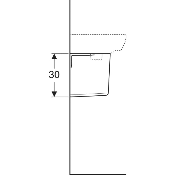 POLUSTUB SELNOVA SQUARE GEBERIT 501.477.00.7 Stubovi/polustubovi Geberit Madras doo Beograd