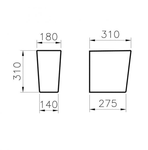 Polustub VITRA S50 (5316L003-0156) Stubovi/polustubovi Vitra 5316L003-0156 Madras doo Beograd