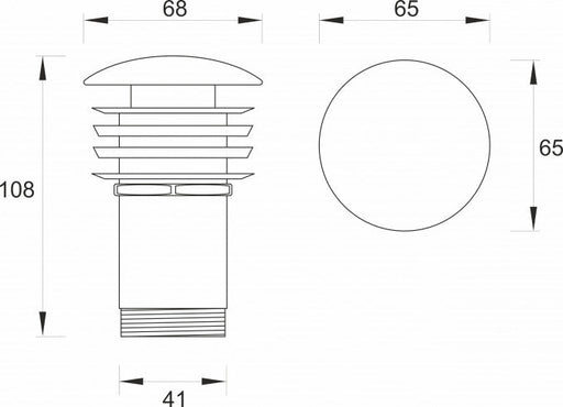 Pop-up MINOTTI 5/4 sa prelivom okrugli (F47) Sifoni Minotti F47 Madras doo Beograd