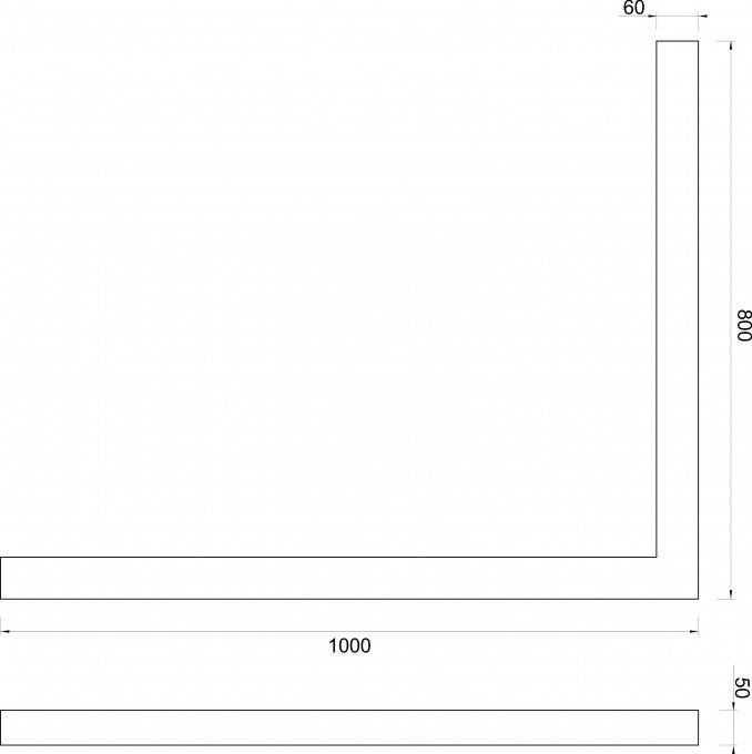 Postolje za tuš kabinu CONCEPT 1000x800x50 belo desno (C-10-100WD) Postolja za tuš kabinu Concept C-10-100WD Madras doo Beograd