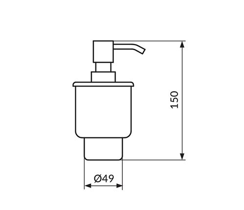 POSUDA ZA DOZER QUADRO – ROSAN JQ910C Posuda Rosan 0124285000 Madras doo Beograd