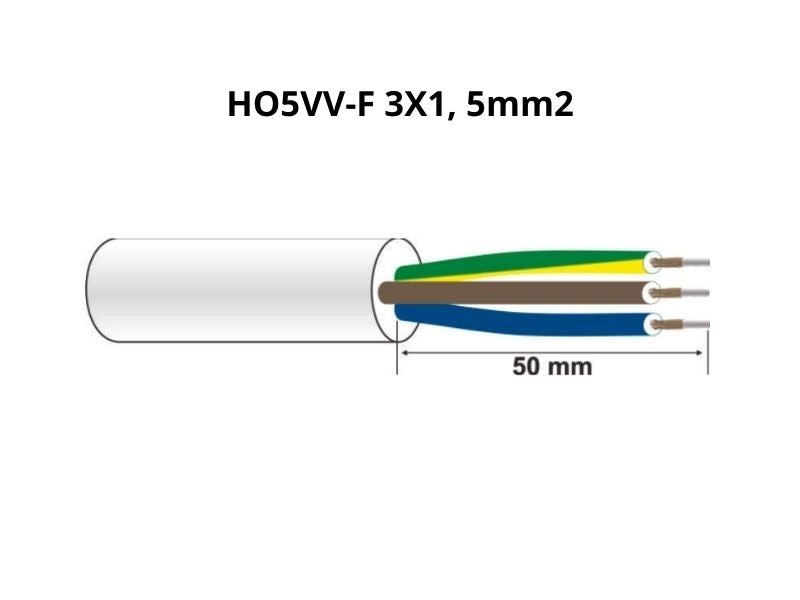 PRIKLJUČNI KABAL 3x1.5mm PP/J 3 metra Kablovi MakTrade Madras doo Beograd