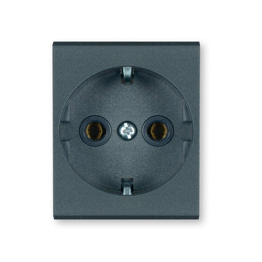 PRIKLJUČNICA DVOPOLNA SA UZEMLJENJEM ANTRACITE – ALING CONEL 651.A Dvopolne priključnice Aling Conel Madras doo Beograd