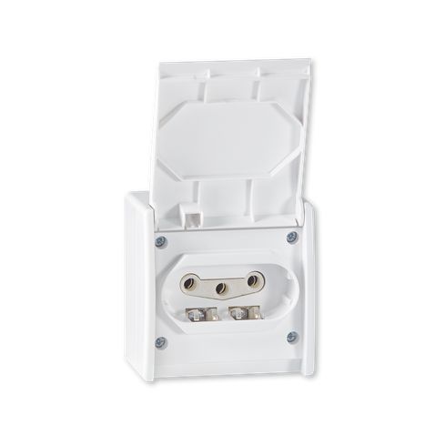 Priključnica tropolna, 16A sa porcelanskim jezgrom - ALING CONEL 203.0 Elektromaterijal Aling Conel Madras doo Beograd