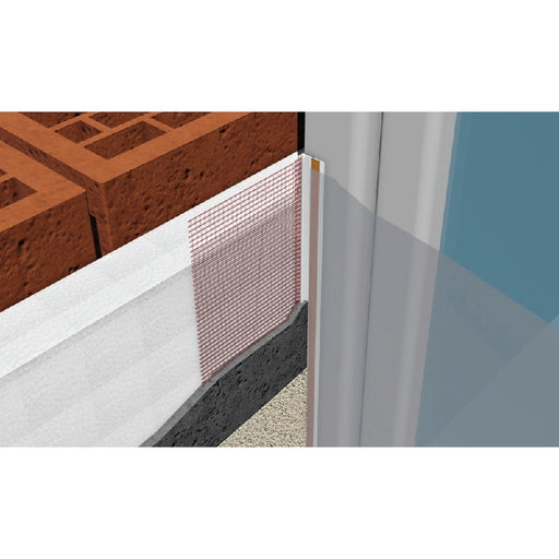 Prozorska APU lajsna sa mrežicom 2.4m Lajsne Madras doo Beograd Madras doo Beograd