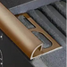 PVC završna lajsna za keramiku-zatvorena 10mm, 2,7m braon Lajsne Gromet Madras doo Beograd