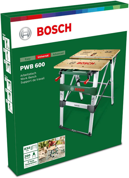 Radni sto podesivi Bosch PWB 600 nosivosti 200kg; 834mm visine (0603B05200) Radni sto BOSCH BOSCH-0603B05200 Madras doo Beograd