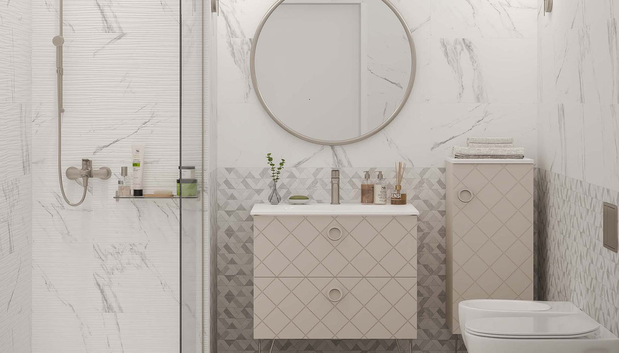 Rlv Linee White Matt Zidne pločice 33.3x55cm - Balkania Ceramics Zidne pločice Balkania Ceramics Madras doo Beograd