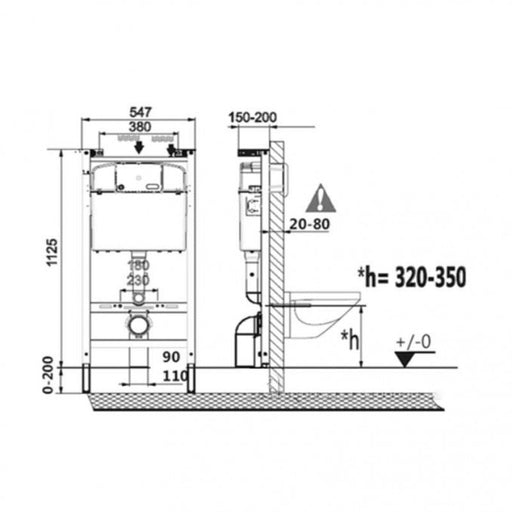 Roca ugradni vodokotlić new (RO89011001) Ugradni vodokotlići Roca Madras doo Beograd