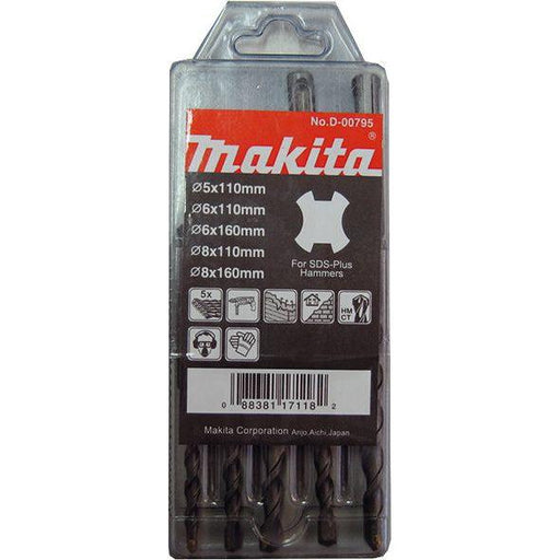 SDS-Plus burgije komplet od 5 komada Makita D-36049 Pribor MAKITA D-36049 Madras doo Beograd