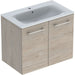 SELNOVA SQUARE 800 ORMARIĆ SA LAVABOOM 2 VRATA AMERIČKI ORAH SVETLI GEBERIT Ormarići za kupatila Geberit Madras doo Beograd