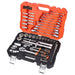 Set 85 del. nasadnih ključeva sa čegrtaljkama 1/4" i 1/2" HEX/mm Tactix Madras doo Beograd