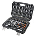 Set 94 del. nasadnih ključeva sa čegrtaljkama 1/4" HEX/mm i 1/2" HEX/mm Tactix Madras doo Beograd