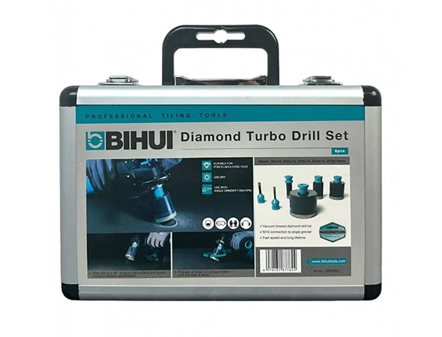 Set dijamantskih kruna za keramiku M14 (6 kom) - BIHUI DBDMK6 Dijamantska kruna Bihui Madras doo Beograd