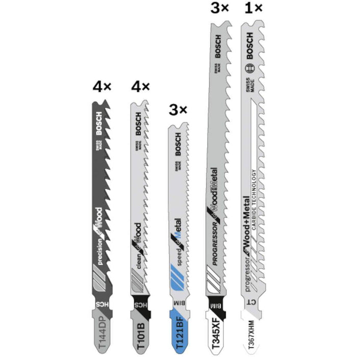 Set listova ubodnih testera MultiMaterial 14+1 gratis karbidna T367XHM Bosch - 2607011438 List ubodne testere BOSCH BOSCH-2607011438 Madras doo Beograd