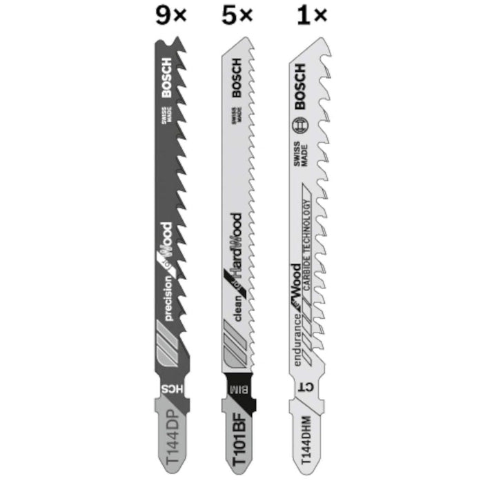 Set listova ubodnih testera za drvo 14+1 gratis karbidna T144DHM Bosch - 2607011436 List ubodne testere BOSCH BOSCH-2607011436 Madras doo Beograd