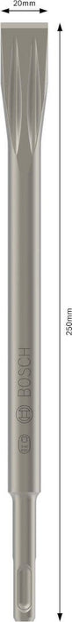Set pljosnatih dleta 20x250 mm 5/1 Bosch PRO SDS plus-5C (2607019052) Dleto za SDS plus BOSCH Madras doo Beograd