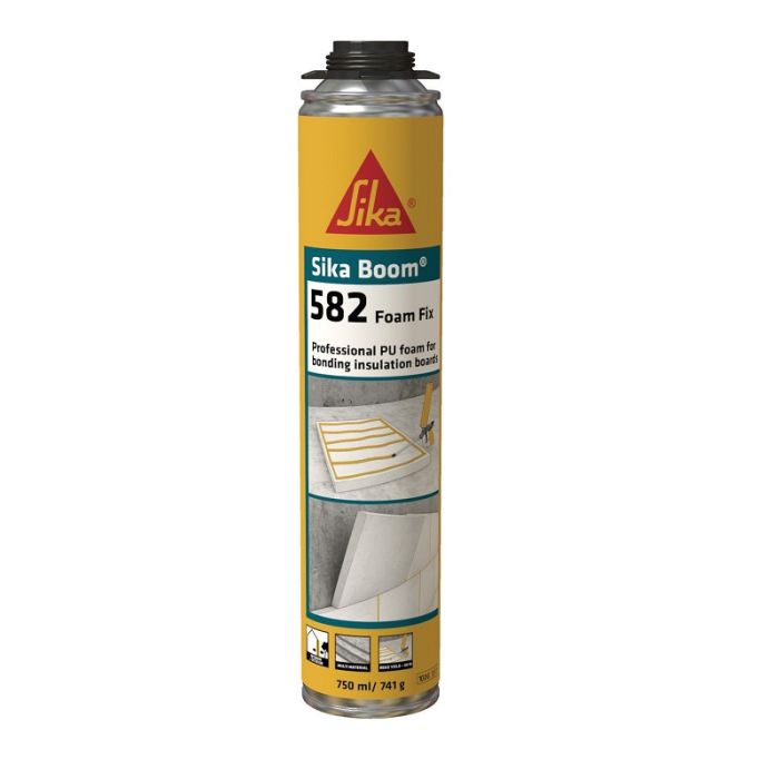 Sika Boom 582 FoamFix - Montažna pur pena 750ml Građevinski materijali Sika 630952 Madras doo Beograd