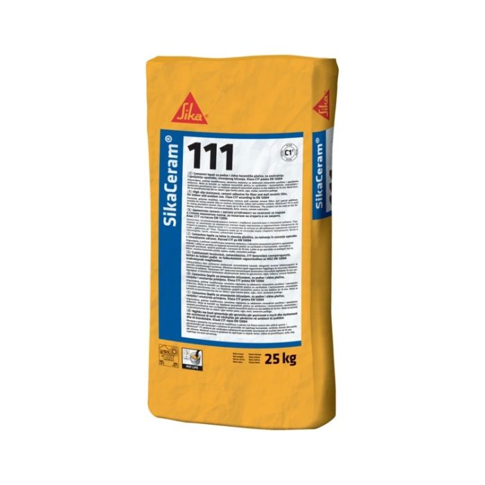 Sika Ceram 111 - Lepak za keramičke pločice 25kg Građevinski materijali Sika 690893 Madras doo Beograd