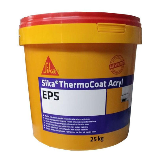 Sika ThermoCoat Acryl EPS - Akrilni dekorativni fasadni malter 1.5 Z 25kg Građevinski materijal Sika Madras doo Beograd