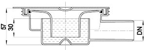 SLIVNIK Ø32 HORIZONTALNI – ISAFLEX Slivnici Isaflex Madras doo Beograd