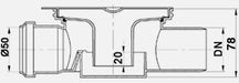 SLIVNIK Ø50/50 PROLAZNI HORIZONTALNI – ISAFLEX DT Madras doo Beograd 0107022000 Madras doo Beograd