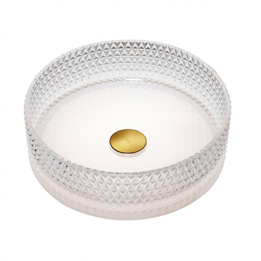 Stakleni lavabo COPEN nadgradni fi400x125mm belo dno Lavaboi Copen Madras doo Beograd