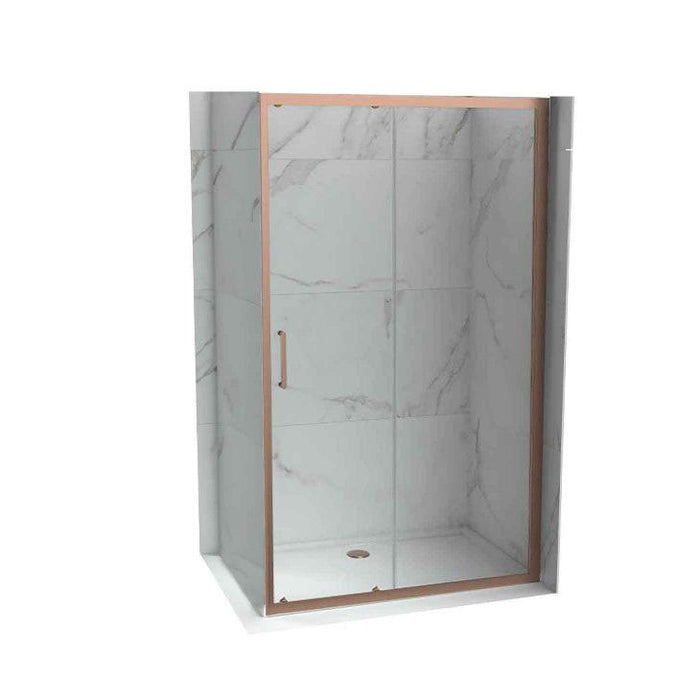 Stakleni paravan COPEN ATLAS PRO 1000x1950 rose gold. staklo 6mm providno (C-02-RG43100) Klizna vrata Copen Madras doo Beograd