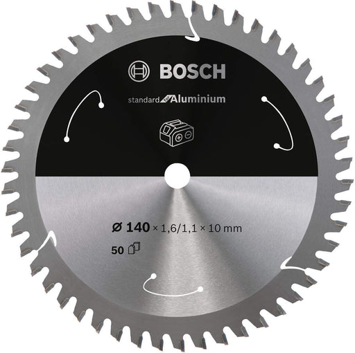 Standard for Aluminium list kružne testere za akumulatorske testere 140x1,6x10 T50 List kružne testere BOSCH BOSCH-2608837761 Madras doo Beograd