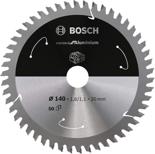 Standard for Aluminium list kružne testere za akumulatorske testere 140x1,6x20 T50 List kružne testere BOSCH BOSCH-2608837755 Madras doo Beograd