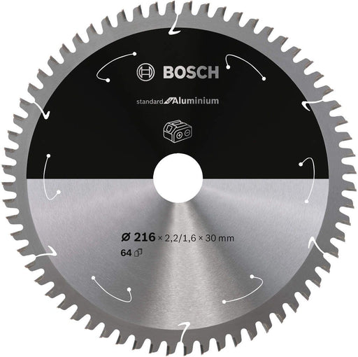 Standard for Aluminium list kružne testere za akumulatorske testere 216x2,2x30 T64 List kružne testere BOSCH BOSCH-2608837777 Madras doo Beograd