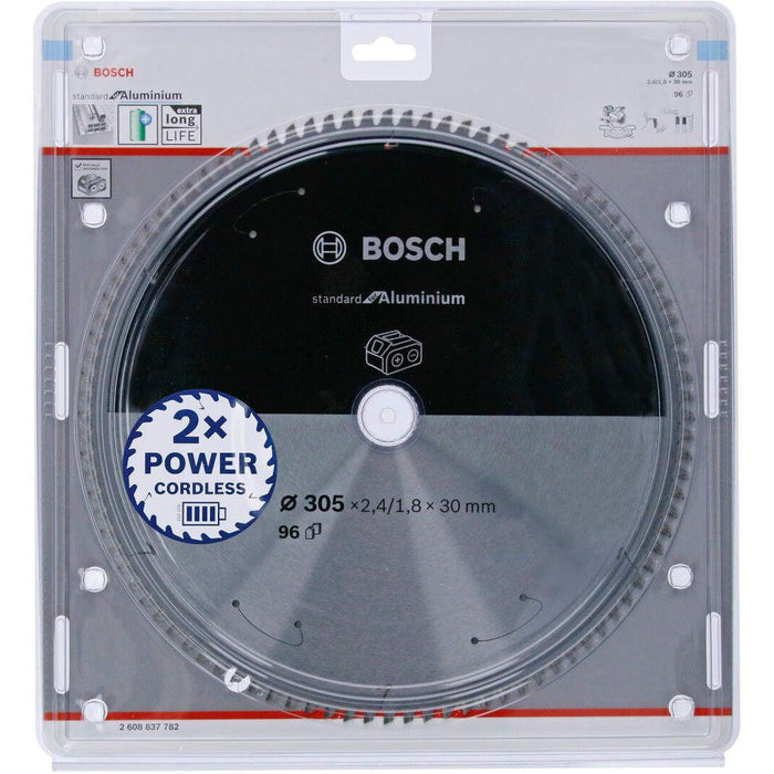 Standard for Aluminium list kružne testere za akumulatorske testere 305x2,4x30 T96 List kružne testere BOSCH BOSCH-2608837782 Madras doo Beograd