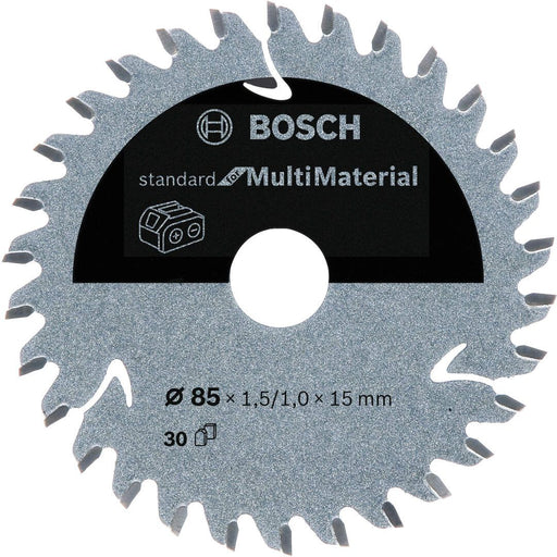 Standard for MultiMaterial list kružne testere za akumulatorske testere 85x1,5x15 T30 List kružne testere BOSCH BOSCH-2608837752 Madras doo Beograd