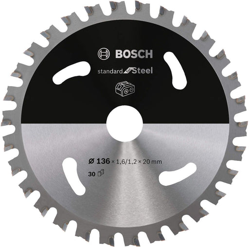 Standard for Steel list kružne testere za akumulatorske testere 136x1,6x20 T30 List kružne testere BOSCH BOSCH-2608837746 Madras doo Beograd