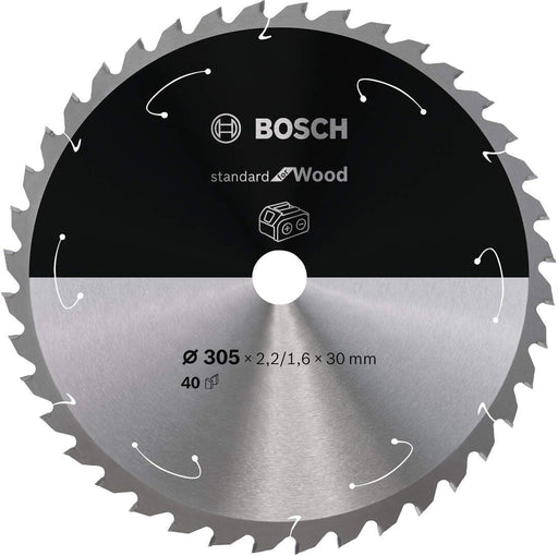 Standard for Wood list kružne testere za akumulatorske testere 305x2,2x30 T40 List kružne testere BOSCH BOSCH-2608837741 Madras doo Beograd