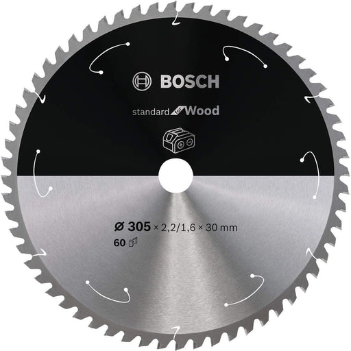 Standard for Wood list kružne testere za akumulatorske testere 305x2,2x30 T60 List kružne testere BOSCH BOSCH-2608837742 Madras doo Beograd