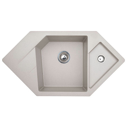 SUDOPERA GRANITNA XDIAMOND SIVA 960X510 SA POP-UP SIFONOM fi90/fi60 METALAC Sudopere Metalac 05842 Madras doo Beograd