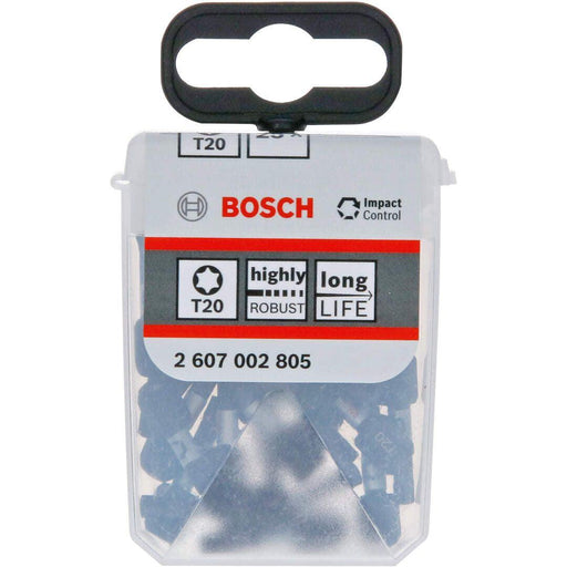 T20 25mm kovani bitovi u Tic Tac pakovanju 25kom Impact Control Bosch - 2607002805 Set bitova BOSCH BOSCH-2607002805 Madras doo Beograd