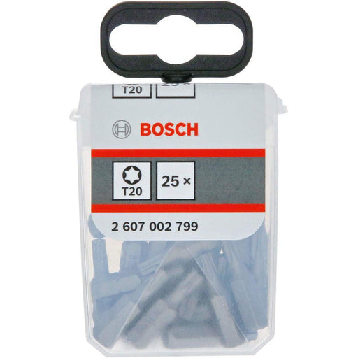 T20 25mm Torx bitovi u Tic Tac pakovanju 25kom Extra Hard Bosch - 2607002799 Set bitova BOSCH BOSCH-2607002799 Madras doo Beograd