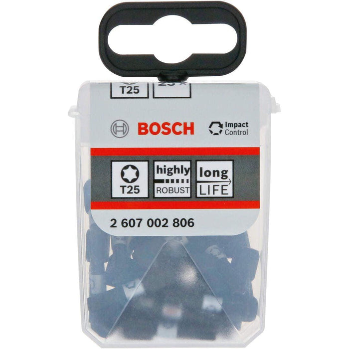 T25 25mm kovani bitovi u Tic Tac pakovanju 25kom Impact Control Bosch - 2607002806 Set bitova BOSCH BOSCH-2607002806 Madras doo Beograd