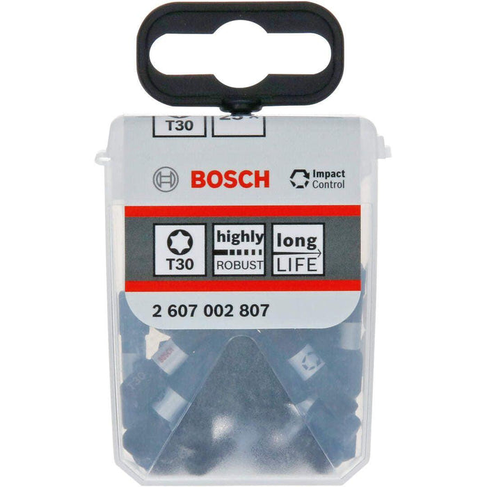 T30 25mm kovani bitovi u Tic Tac pakovanju 25kom Impact Control Bosch - 2607002807 Set bitova BOSCH BOSCH-2607002807 Madras doo Beograd