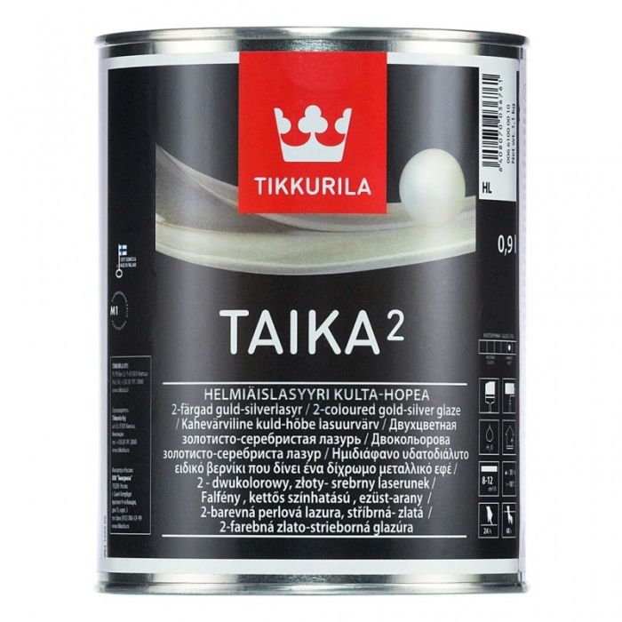 T.Taika glazura srebrna HL-PM 0.9lit Građevinski materijali Madras doo Beograd Madras doo Beograd