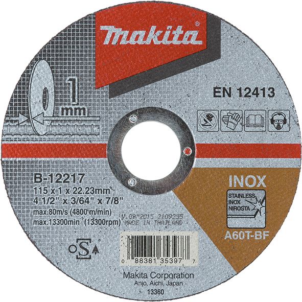 Tanak disk za odsecanje Makita B-12201 Pribor MAKITA B-12201 Madras doo Beograd