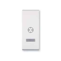 TASTER ZA ŠUKO SA INDIKACIJOM BELI – ALING CONEL 65426.0 Tasteri za utičnice Aling Conel Madras doo Beograd