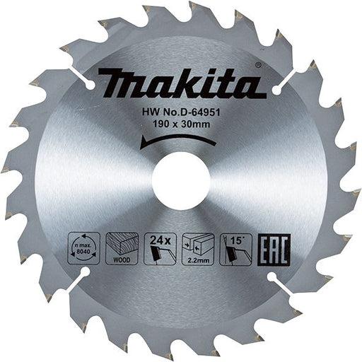 TCT saw blade for wood Makita D-64951 Pribor MAKITA D-64951 Madras doo Beograd