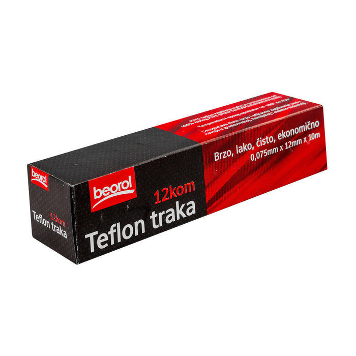 Teflon traka 12mm x 10m (TFT) Teflon traka BEOROL TFT Madras doo Beograd