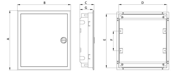 TEHNOPLAST - RAZ.TABLA ,,C,, U24C IT 3001052 Elektromaterijal Tehnoplast Madras doo Beograd