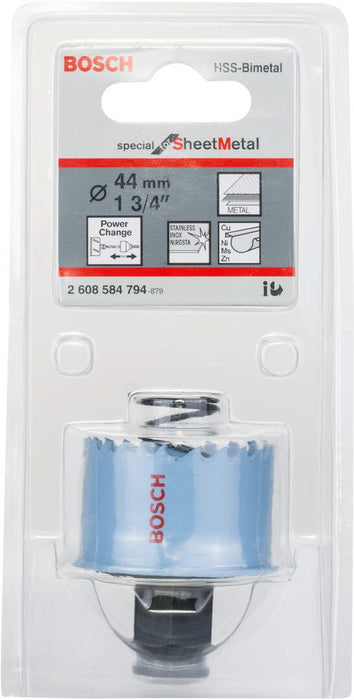 Testera za bušenje rupa - otvora u limu Bosch Special for Sheet Metal 44 mm, 1 3/4" - 2608584794 Testera za otvore BOSCH Madras doo Beograd