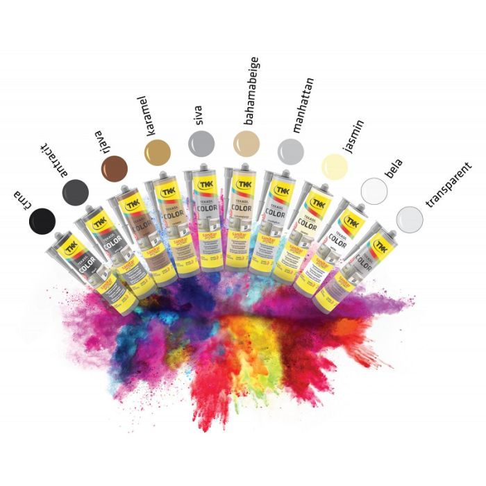 TKK Tekasil Color - Silikon u boji Građevinski materijali Madras doo Beograd Madras doo Beograd