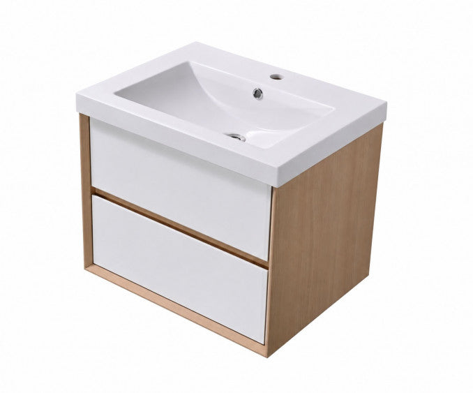 Toaletni ormarić COPEN BESON sa resin lavaboom 600x460x500mm matt white (C-21-BE600NW/MW) Ormarići sa lavaboom Copen Madras doo Beograd